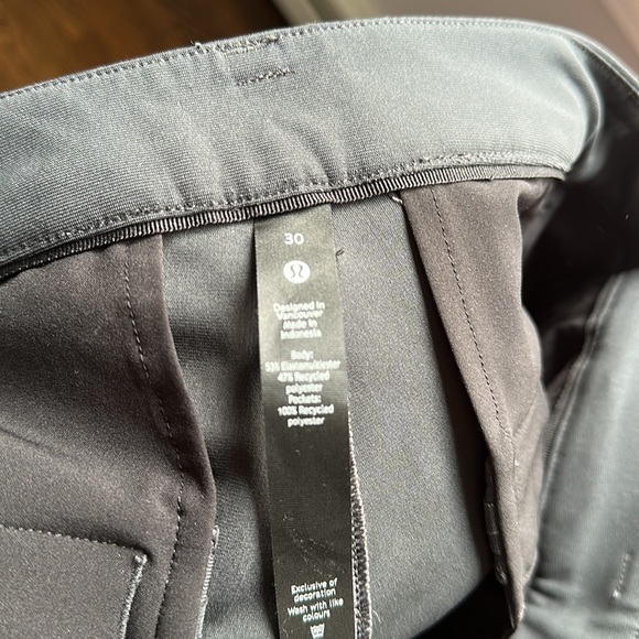 Lululemon Commission Slim Fit Pant 32” Obsidian - Picture 3 of 3